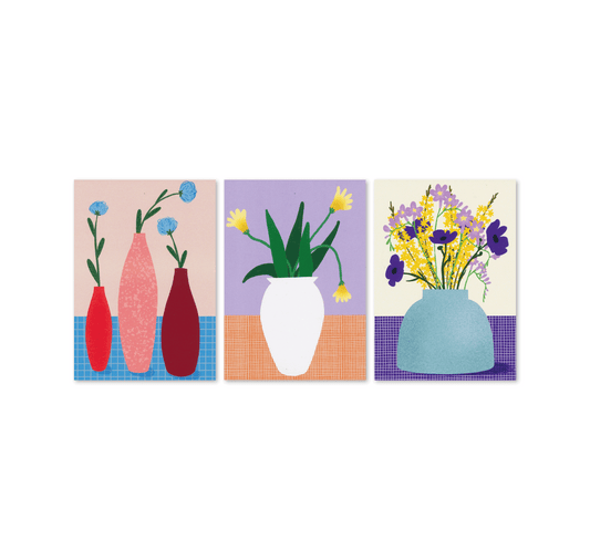 Jolanda Epprecht - Set de cartes postales "Fleurs I"