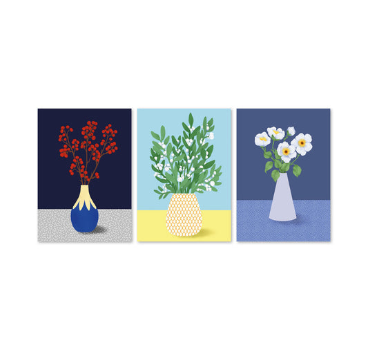 Jolanda Epprecht - Postcard Set "Winter Flowers"