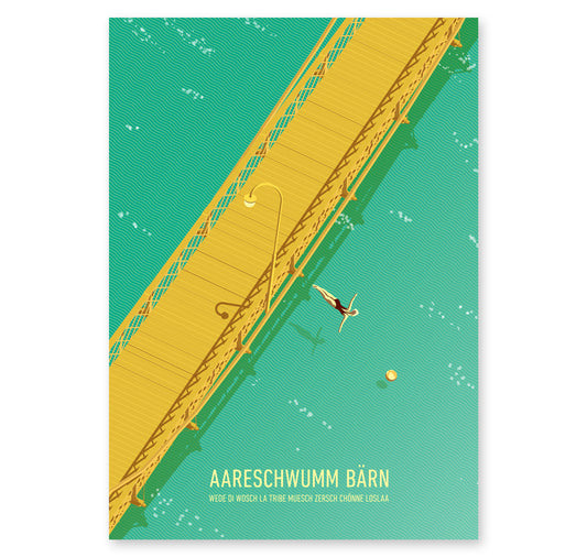 Kaspar Allenbach - Affiche "Aareschwumm"
