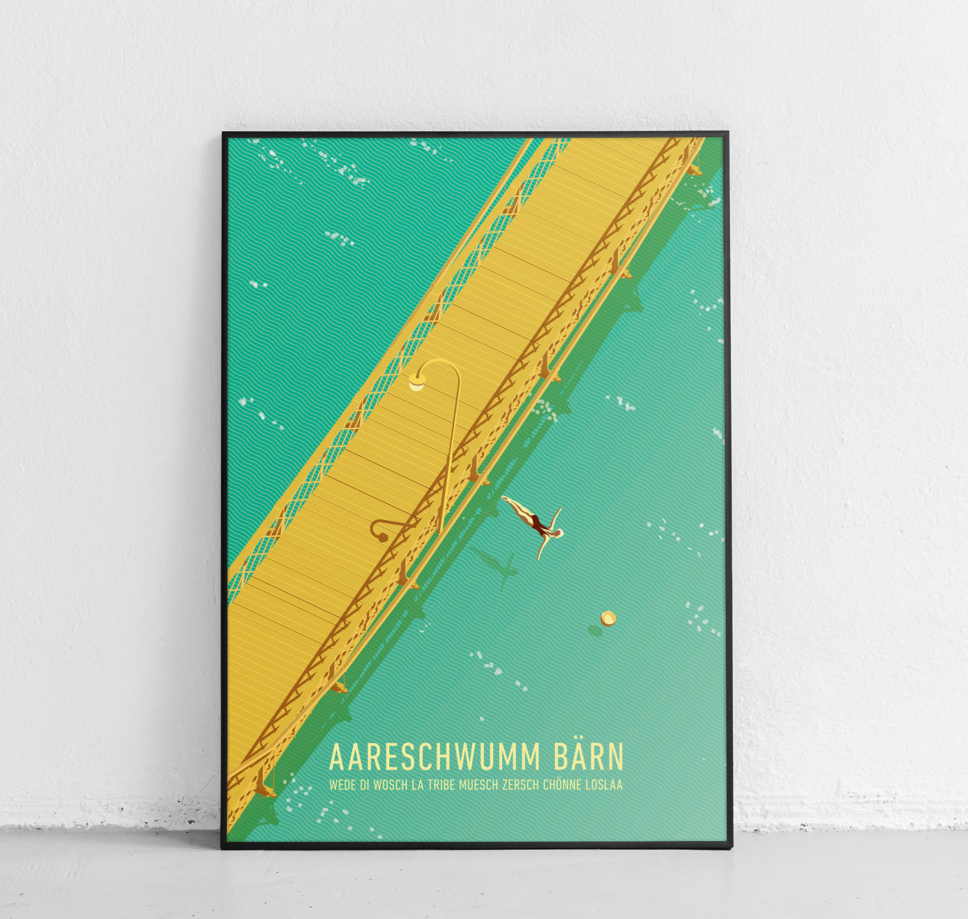 Kaspar Allenbach - Affiche "Aareschwumm"