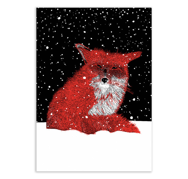Kaspar Allenbach - Poster "The Fox in the Snow"