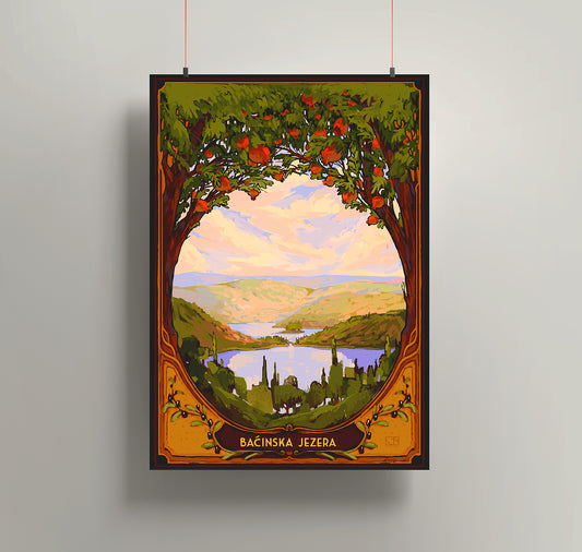 Nico Kast - Poster "Bazinska Jezera"