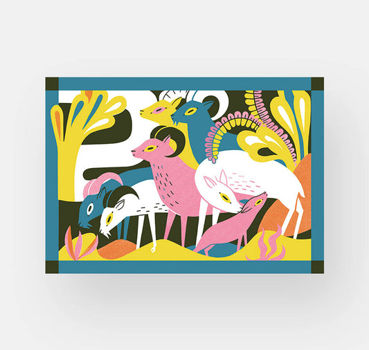 Takelwerk - Postkarte "Steinbock"