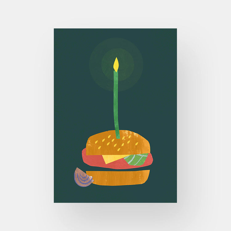 Rigging - Postcard Set "Cheese and Burger"