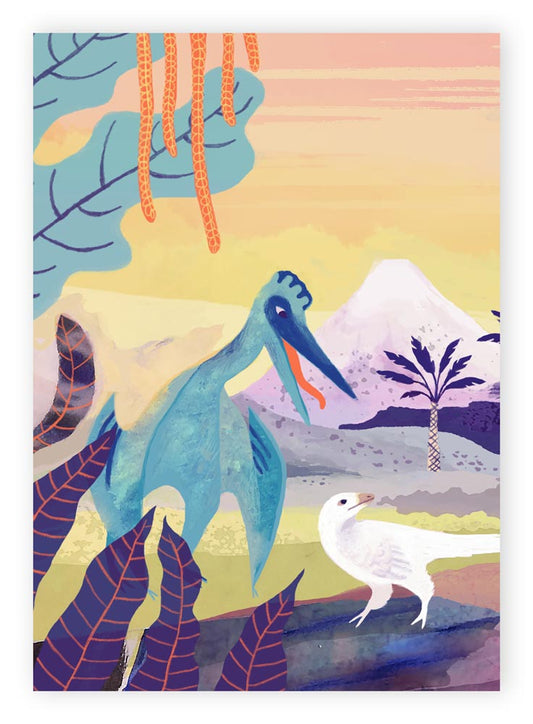 Rigging - postcard set "dinosaurs"