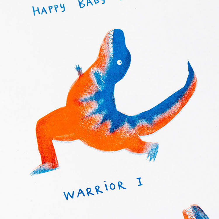 Takelwerk - Plakat "Dinosaurier Yoga"