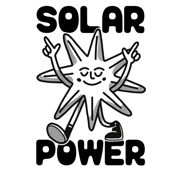 Talinolou - Plakat "Solar Power"