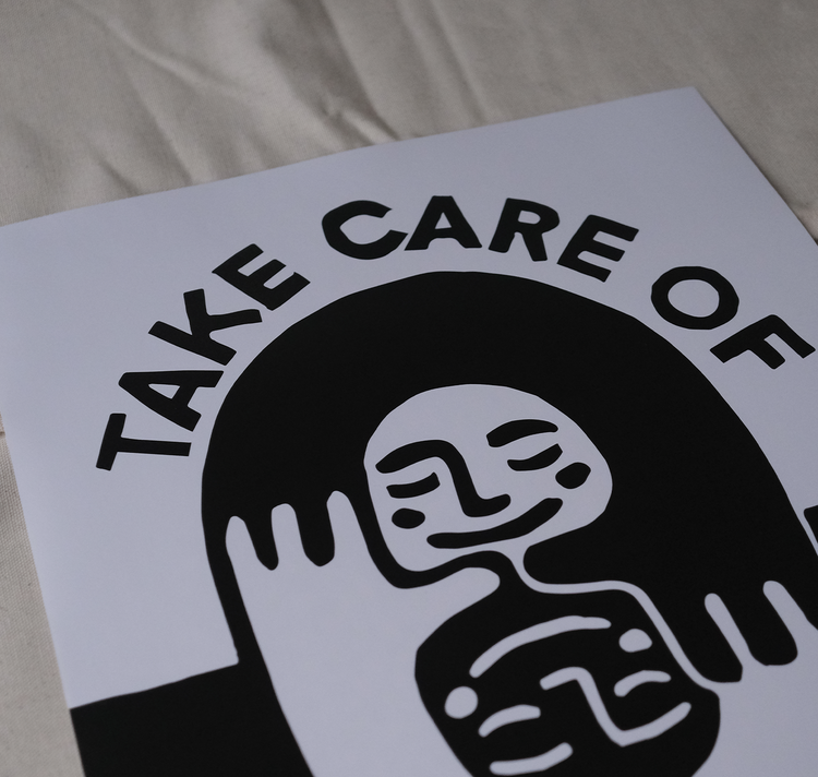 Talinolou - Plakat "take care of each other"