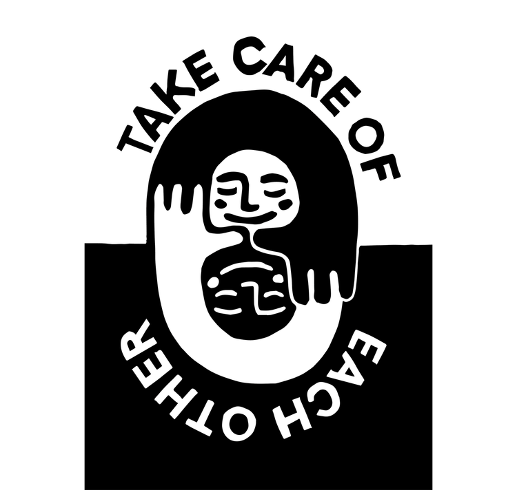 Talinolou - Plakat "take care of each other"