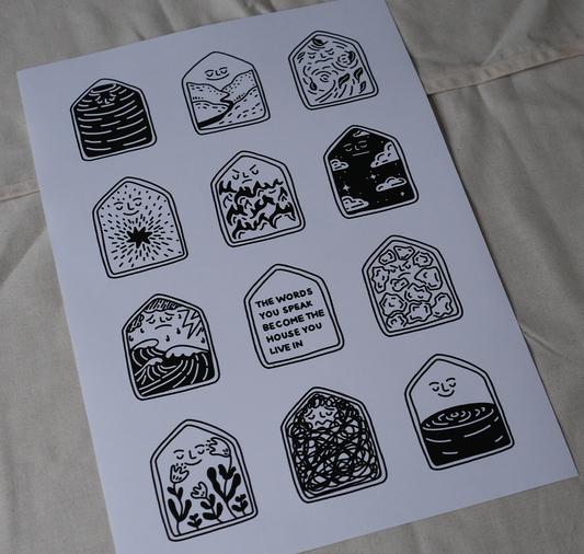 Talinolou - poster "le parole che dici"