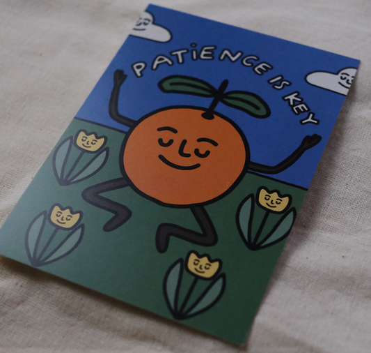 Talinolou - Postkarte "Patience is Key"