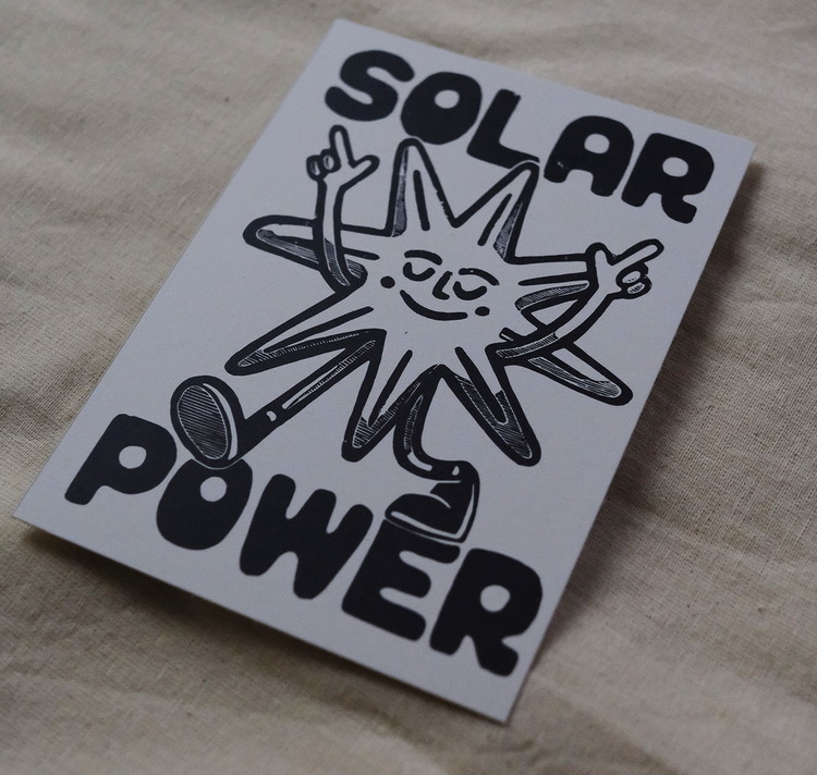 Talinolou - Postcard "Solar Power"