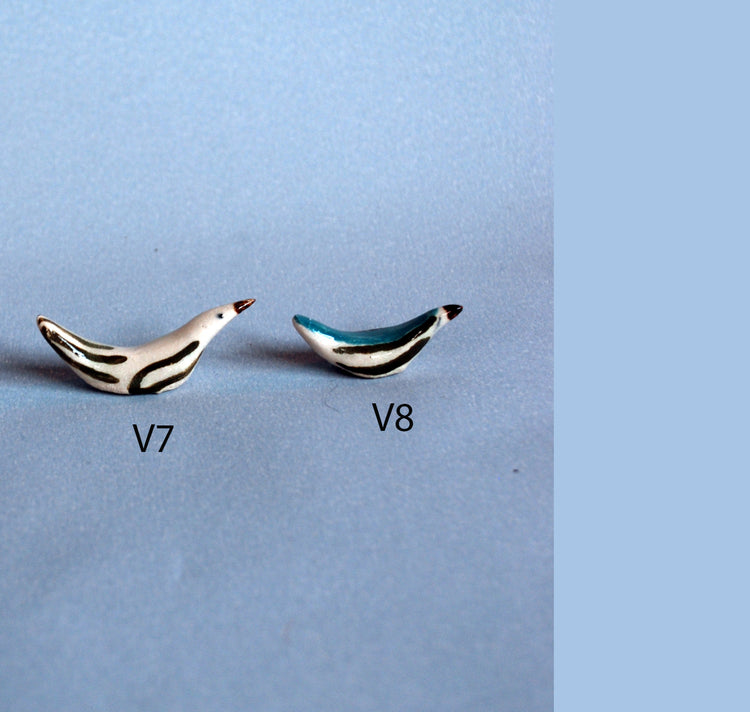 TIGRE Y YO - figurines en céramique "los pájaros cebra"