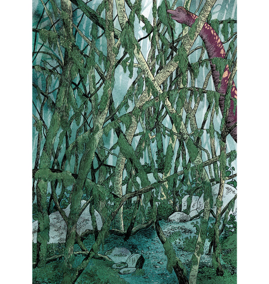 Andrea Peter - Affiche "Forêt Primaire"