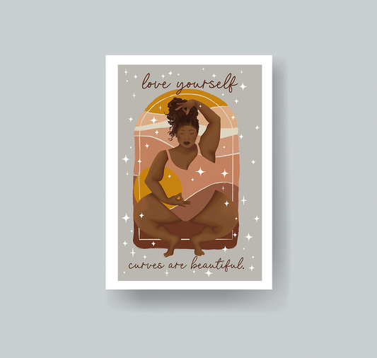 Valerie Umbricht - Postcard "love yourself"